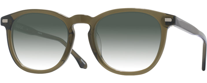 Round Green Beethoven Gradient Progressive Reading Sunglasses View #1