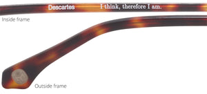 Descartes Progressive No-Lines. Color: Matte Tortoise