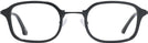 Rectangle Shiny Black Descartes Single Vision Full Frame w/ FREE NON-GLARE View #2