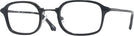 Rectangle Shiny Black Descartes Progressive No-Lines View #1
