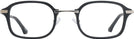 Rectangle Matte Black Descartes Progressive No-Lines View #2