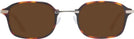 Rectangle Matte Tortoise Descartes Progressive Reading Sunglasses View #2