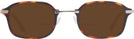 Rectangle Matte Tortoise Descartes Bifocal Reading Sunglasses View #2