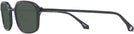 Rectangle Shiny Black Descartes Bifocal Reading Sunglasses View #3
