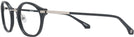 Oval Matte Black Euler Progressive No-Lines View #3