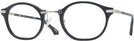 Oval Matte Black Euler Progressive No-Lines w/ FREE NON-GLARE View #1