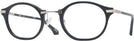 Oval Matte Black Euler Progressive No-Lines View #1