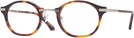Oval Matte Tortoise Euler Progressive No-Lines w/ FREE NON-GLARE View #1