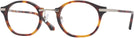 Oval Matte Tortoise Euler Progressive No-Lines View #1