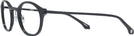 Oval Shiny Black Euler Progressive No-Lines View #3