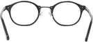 Oval Shiny Black Euler Non-Rx Blue Light Filter View #4