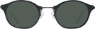 Oval Shiny Black Euler Progressive Reading Sunglasses View #2