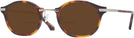 Oval Matte Tortoise Euler Bifocal Reading Sunglasses View #1
