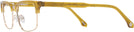 Rectangle Yellow Acetate  Gauss Progressive No-Lines View #3