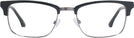 Rectangle Black Gauss Progressive No-Lines View #2