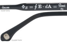 Rectangle Black Gauss Progressive No-Lines View #4