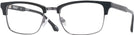 Rectangle Black Gauss Progressive No-Lines View #1