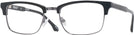 Rectangle Black Gauss Single Vision Full Frame View #1