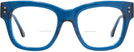 Oversized Transparent Blue Lovelace Bifocal View #2