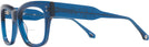 Oversized Transparent Blue Lovelace Bifocal View #3