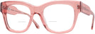 Oversized Transparent Pink Lovelace Bifocal View #1