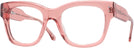 Oversized Transparent Pink Lovelace Computer Style Progressive View #1