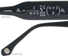 Oversized Black Lovelace Bifocal Reading Sunglasses View #4
