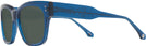 Oversized Transparent Blue Lovelace Progressive Reading Sunglasses View #3