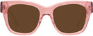 Oversized Transparent Pink Lovelace View #2