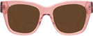 Oversized Transparent Pink Lovelace Bifocal Reading Sunglasses View #2