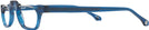 Rectangle Blue Mozart Single Vision Half Frame View #3