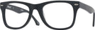 Wayfarer Matte Black Newton (51mm) Computer Style Progressive View #1