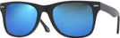 Wayfarer Matte Black Newton (51mm) Mirror Progressive Reading Sunglasses View #1