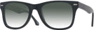 Wayfarer Matte Black Newton (51mm) Gradient Progressive Reading Sunglasses View #1