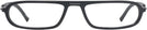 Rectangle Matte Black Voltaire Single Vision Half Frame w/ FREE NON-GLARE View #2