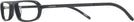Rectangle Matte Black Voltaire Single Vision Half Frame w/ FREE NON-GLARE View #3