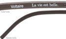 Rectangle Tortoise Voltaire Single Vision Half Frame View #4