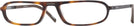 Rectangle Tortoise Voltaire Single Vision Half Frame w/ FREE NON-GLARE View #1