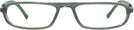 Rectangle Green Voltaire Single Vision Half Frame w/ FREE NON-GLARE View #2