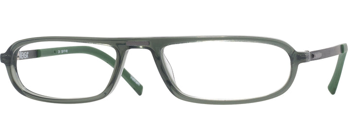 Rectangle Green Voltaire Single Vision Half Frame View #1