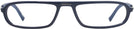 Rectangle Navy Voltaire Single Vision Half Frame View #2
