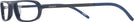 Rectangle Navy Voltaire Single Vision Half Frame w/ FREE NON-GLARE View #3