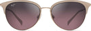 Cat Eye Milky Almond/Rose Lens Maui Jim Olili 330 View #2