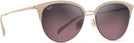 Cat Eye Milky Almond/Rose Lens Maui Jim Olili 330 View #1