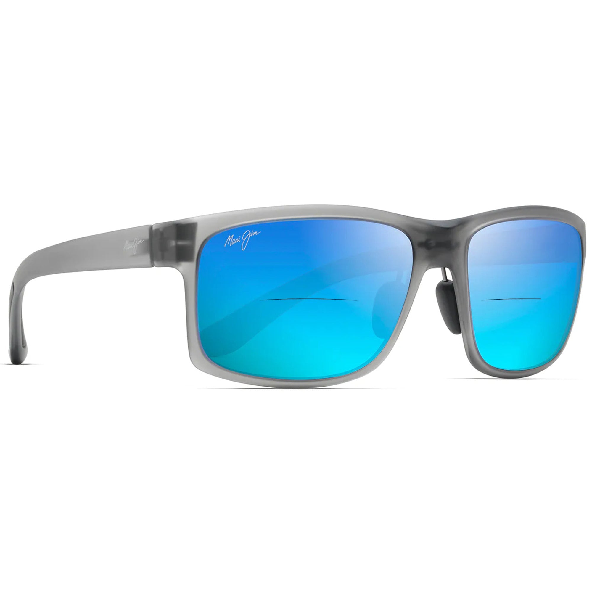 Translucent Matte Grey/blue Hawaii Maui Jim Pokowai Arch 439