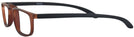 Rectangle Brown Black Do-Er Single Vision Half Frame View #3