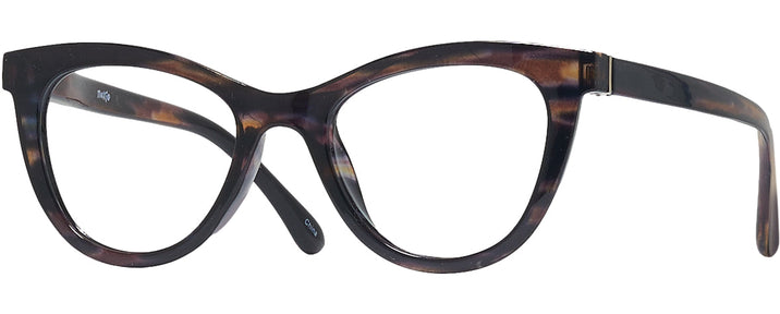 Cat Eye Chocolate Eclair Mi Amor Single Vision Full Frame View #1