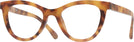 Cat Eye Toasted Baguette Mi Amor Single Vision Full Frame View #1