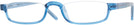 Rectangle Crystal Blue Nu Vue II Single Vision Half Frame View #1