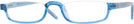 Rectangle Crystal Blue Nu Vue II Single Vision Half Frame View #1